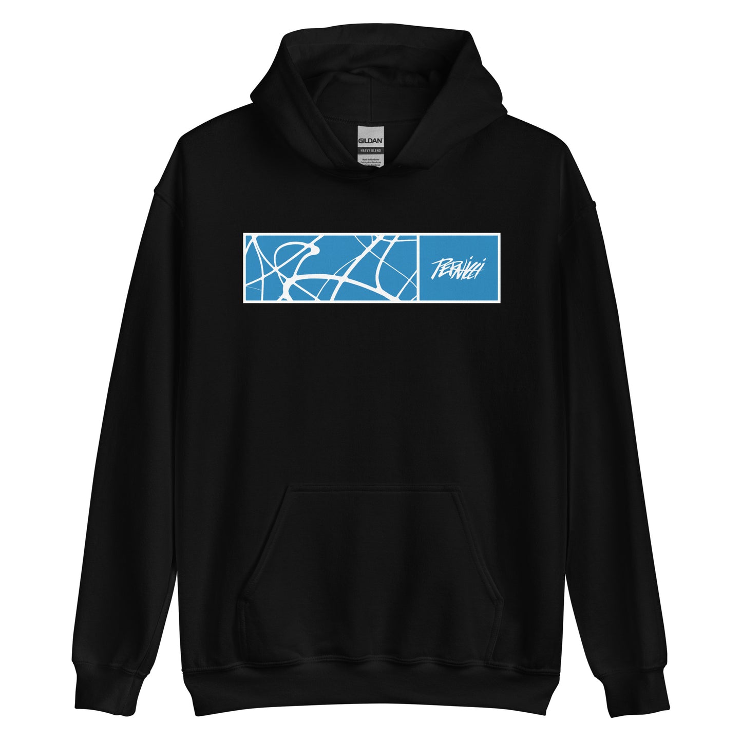 Hoodie Splash Band Blue