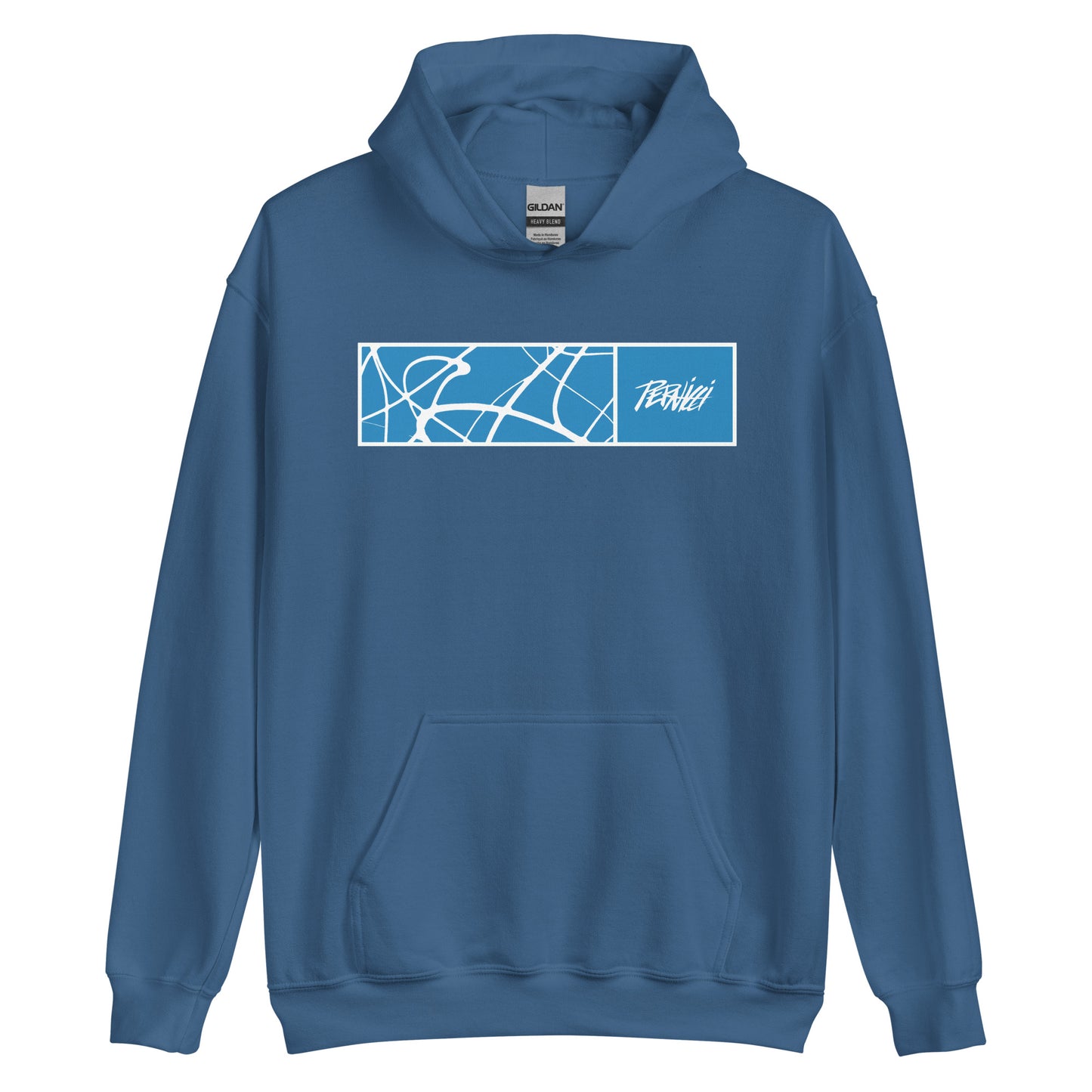 Hoodie Splash Band Blue
