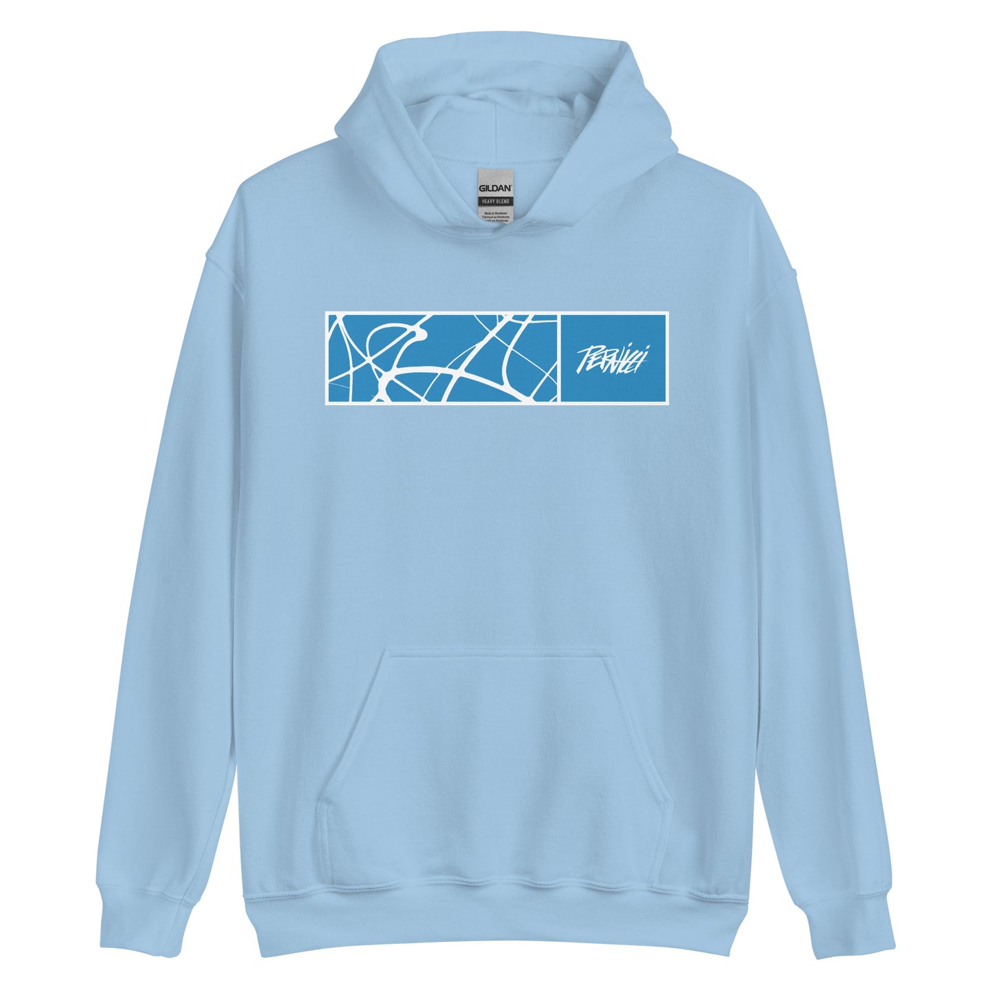 Hoodie Splash Band Blue