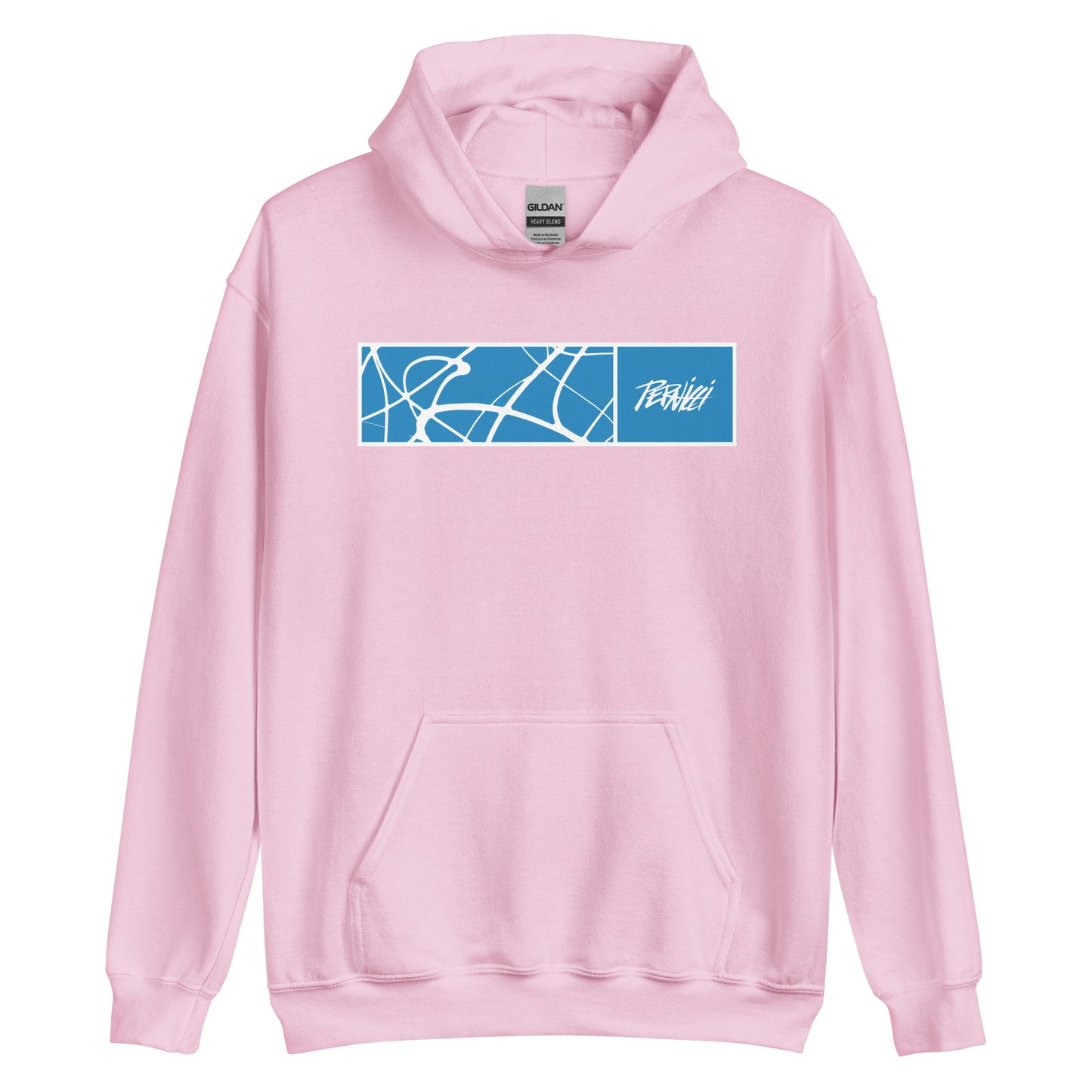 Hoodie Splash Band Blue