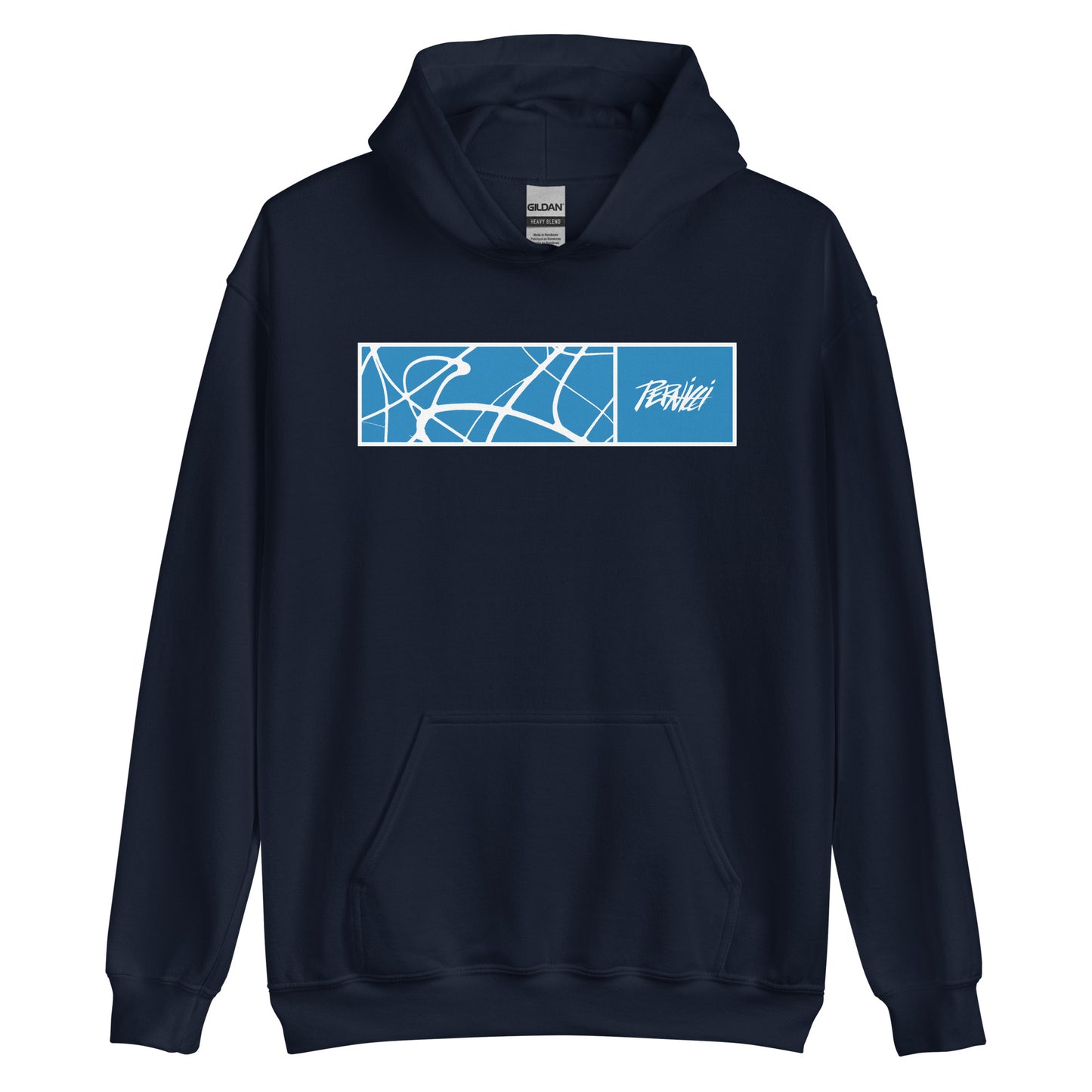 Hoodie Splash Band Blue