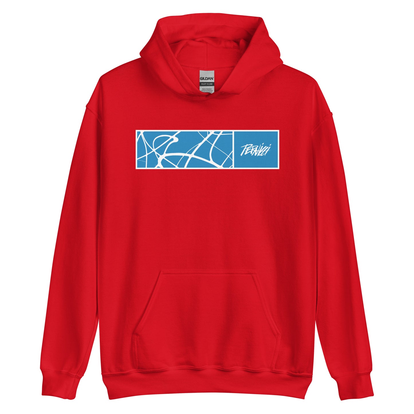 Hoodie Splash Band Blue