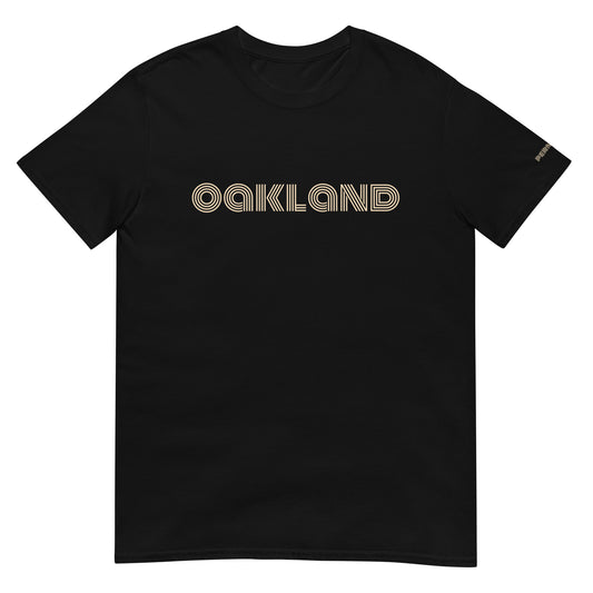 Short-Sleeve Unisex T-Shirt Oakland lines