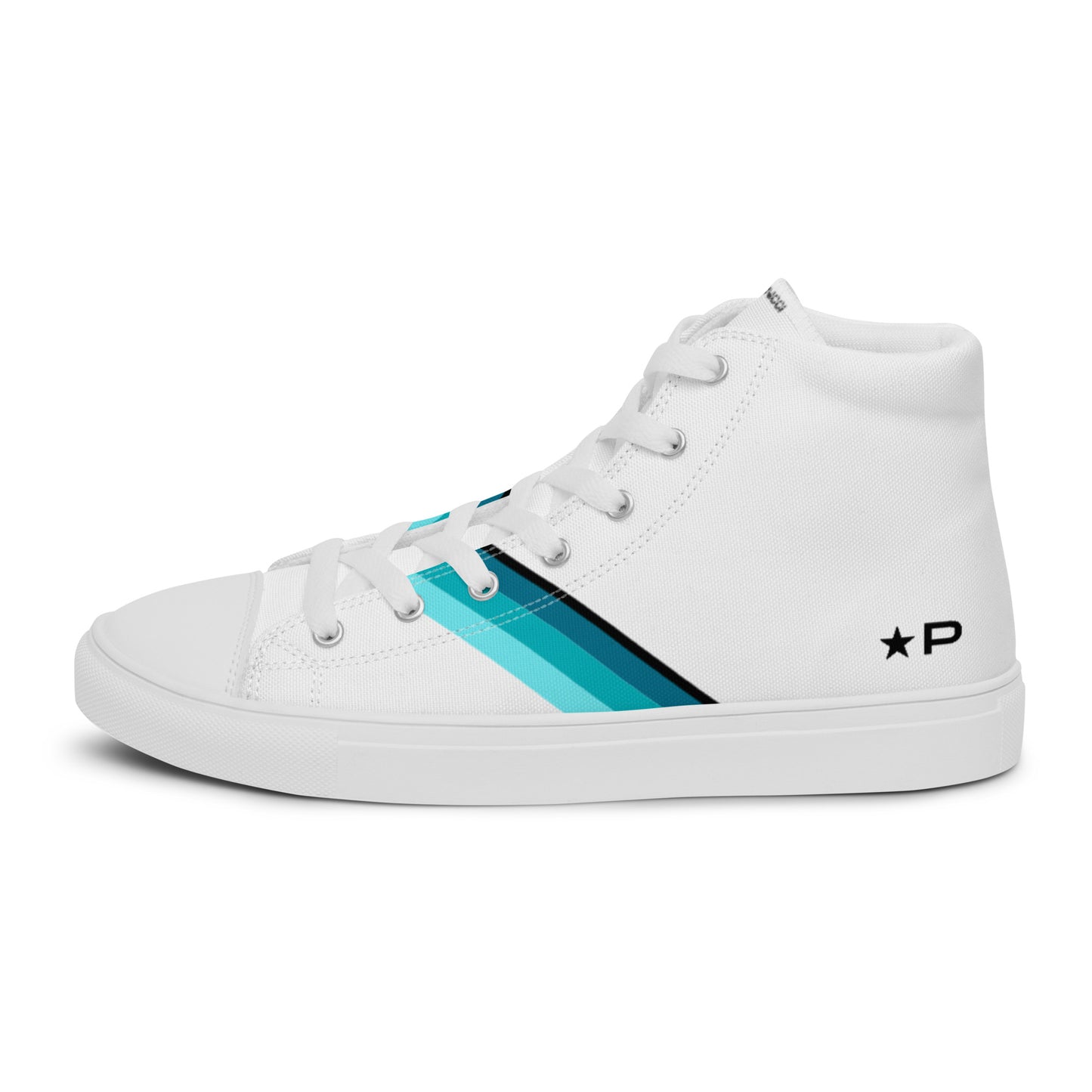 Men’s high top canvas shoes Star P1 WHITE