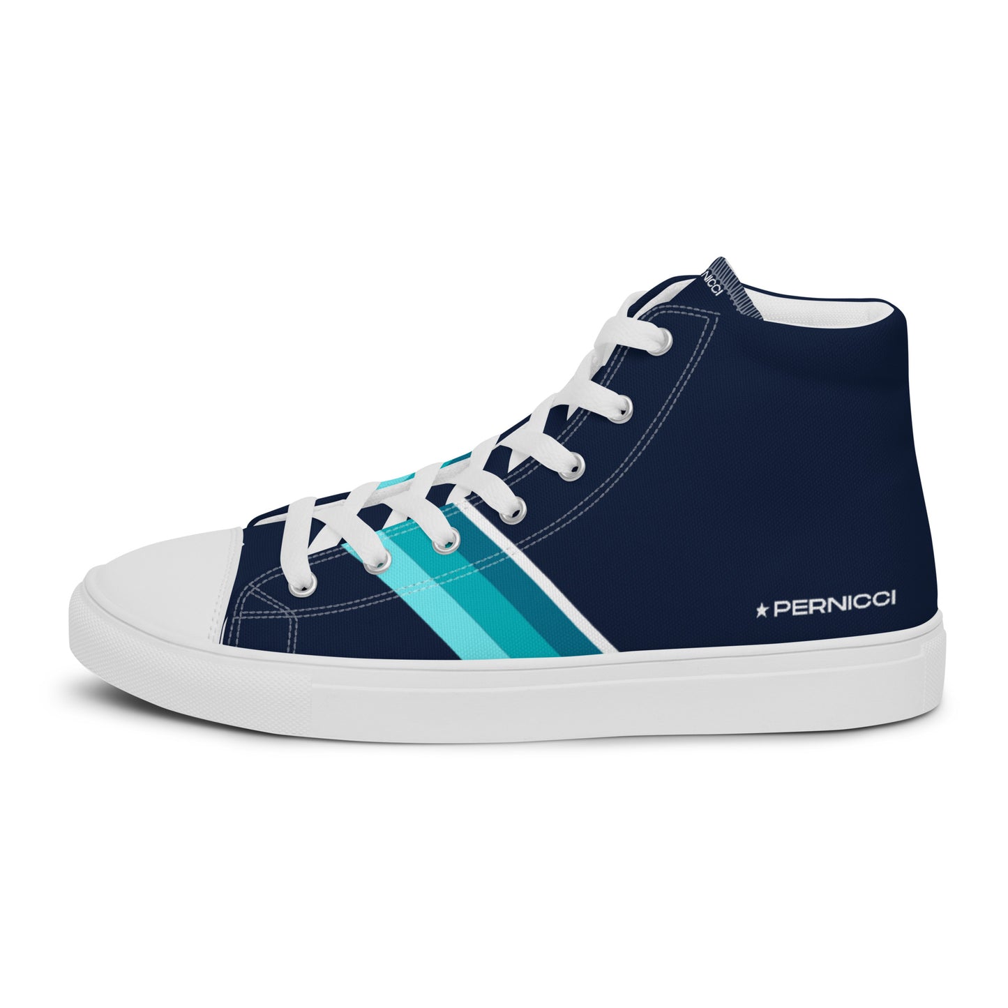 Men’s high top canvas shoes Star P5 NAVY