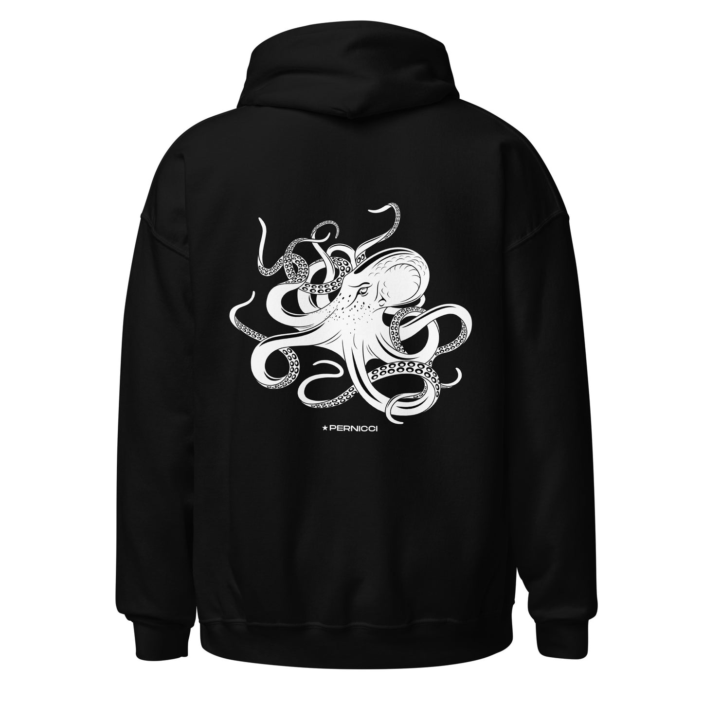 Hoodie Octopus white